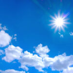 太陽と青空