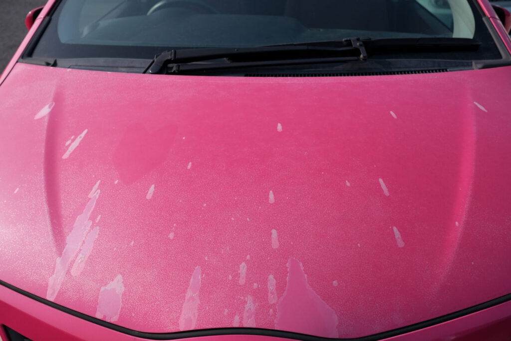 塗装が剥がれた車